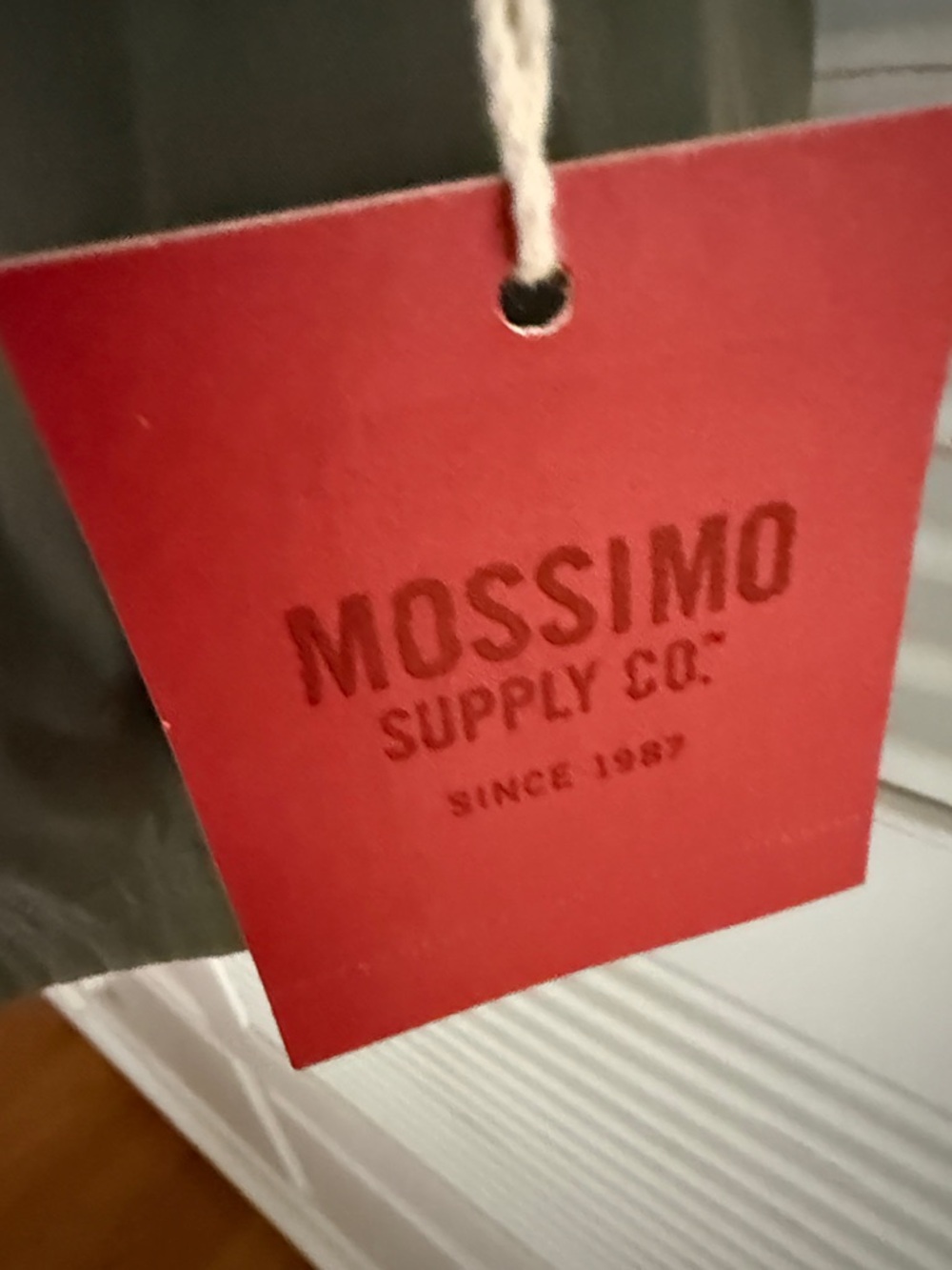 MOSSIMO SUPPLY CO. Olive Utility Jacket with High Collar - Picture 4 of 6